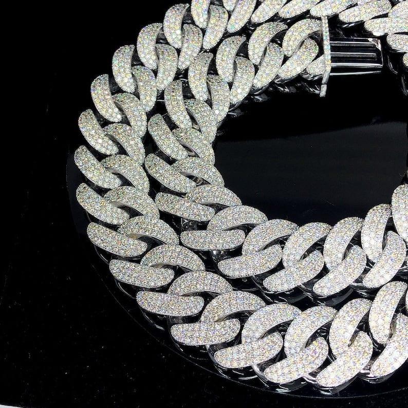 cuban link silver chain