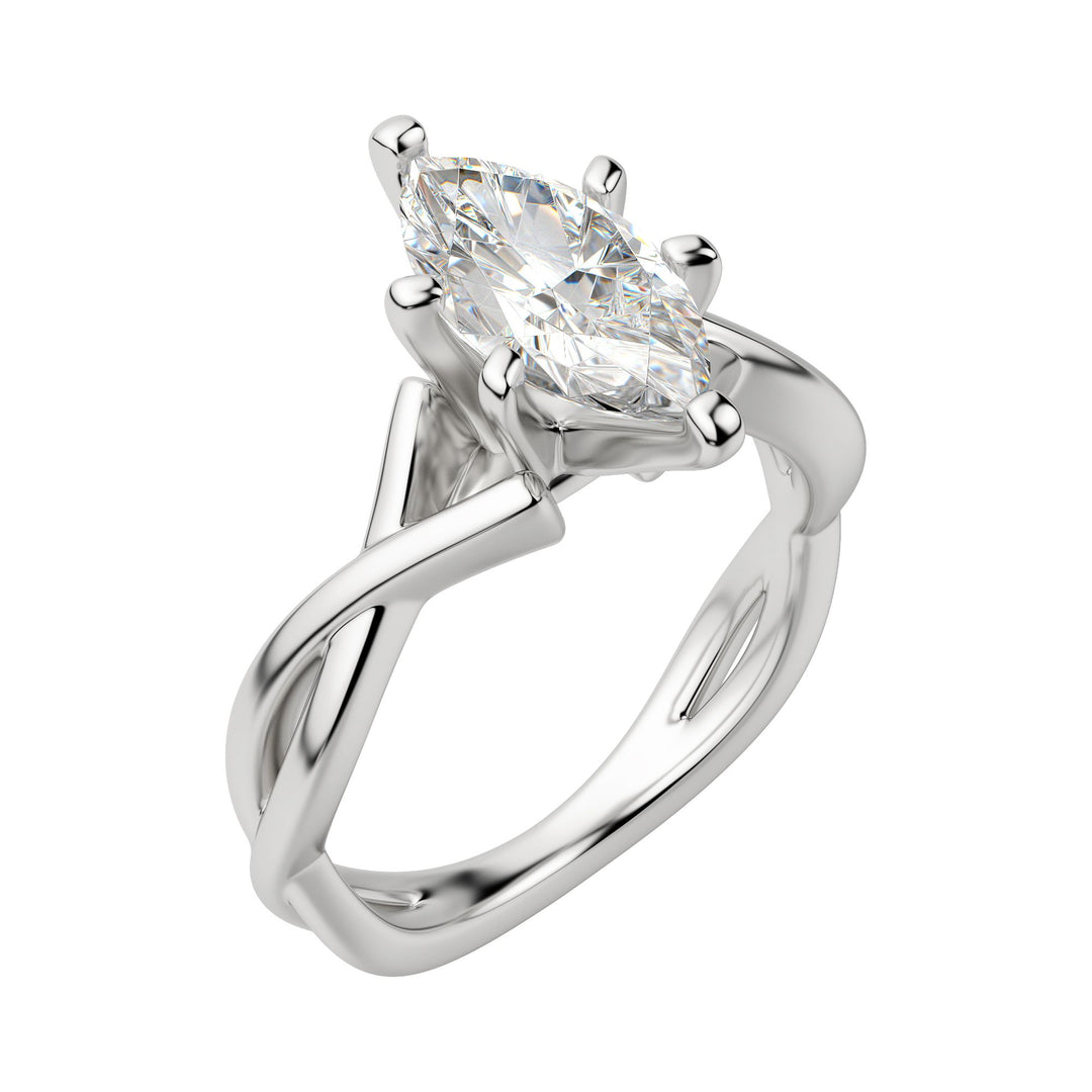 CHIC CLASSIC MARQUISE CUT MOISSANITE ENGAGEMENT RING