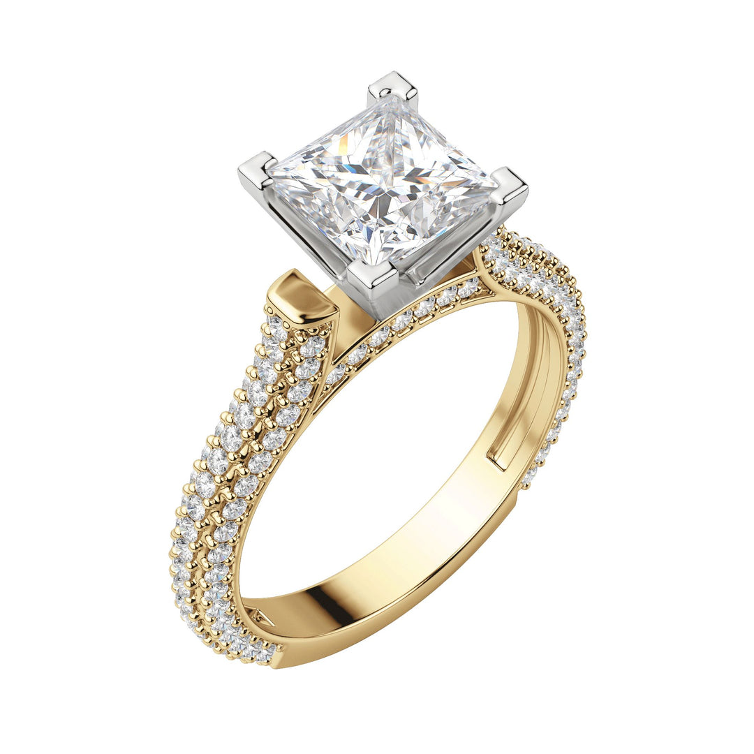 VITA PRINCESS CUT MOISSANITE ENGAGEMENT RING