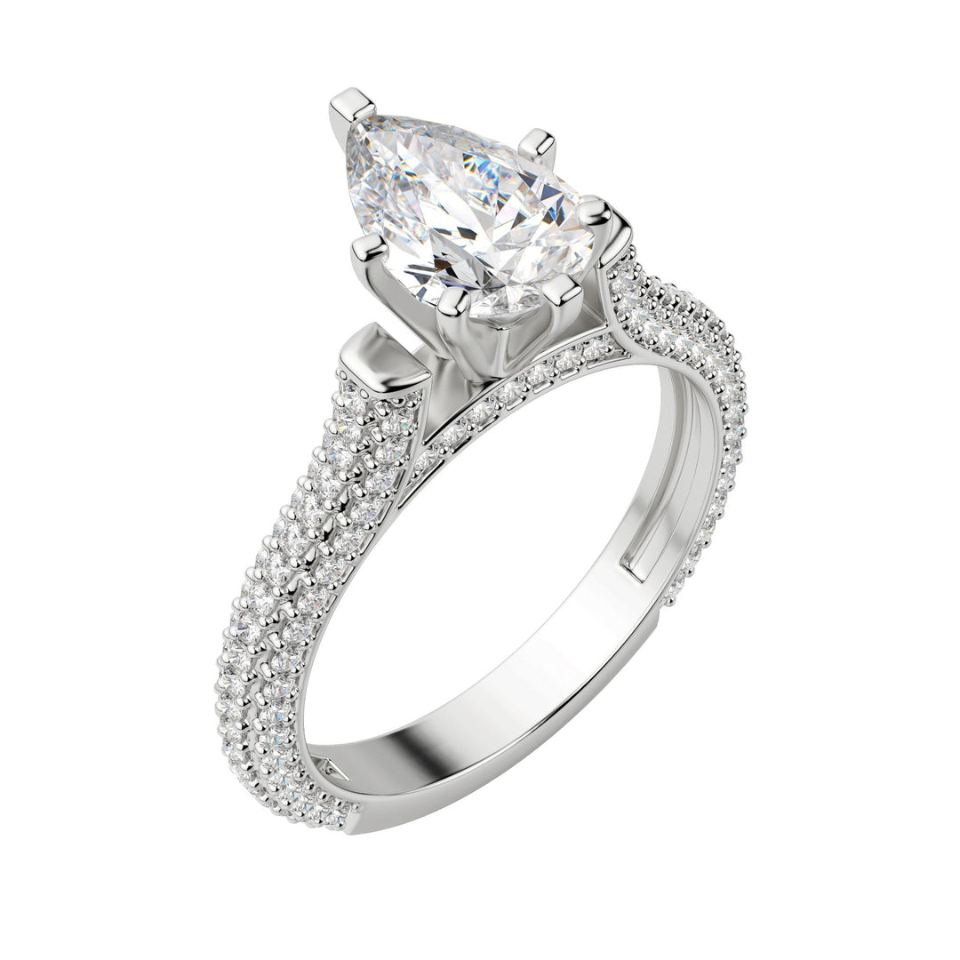 VITA PEAR CUT MOISSANITE ENGAGEMENT RING