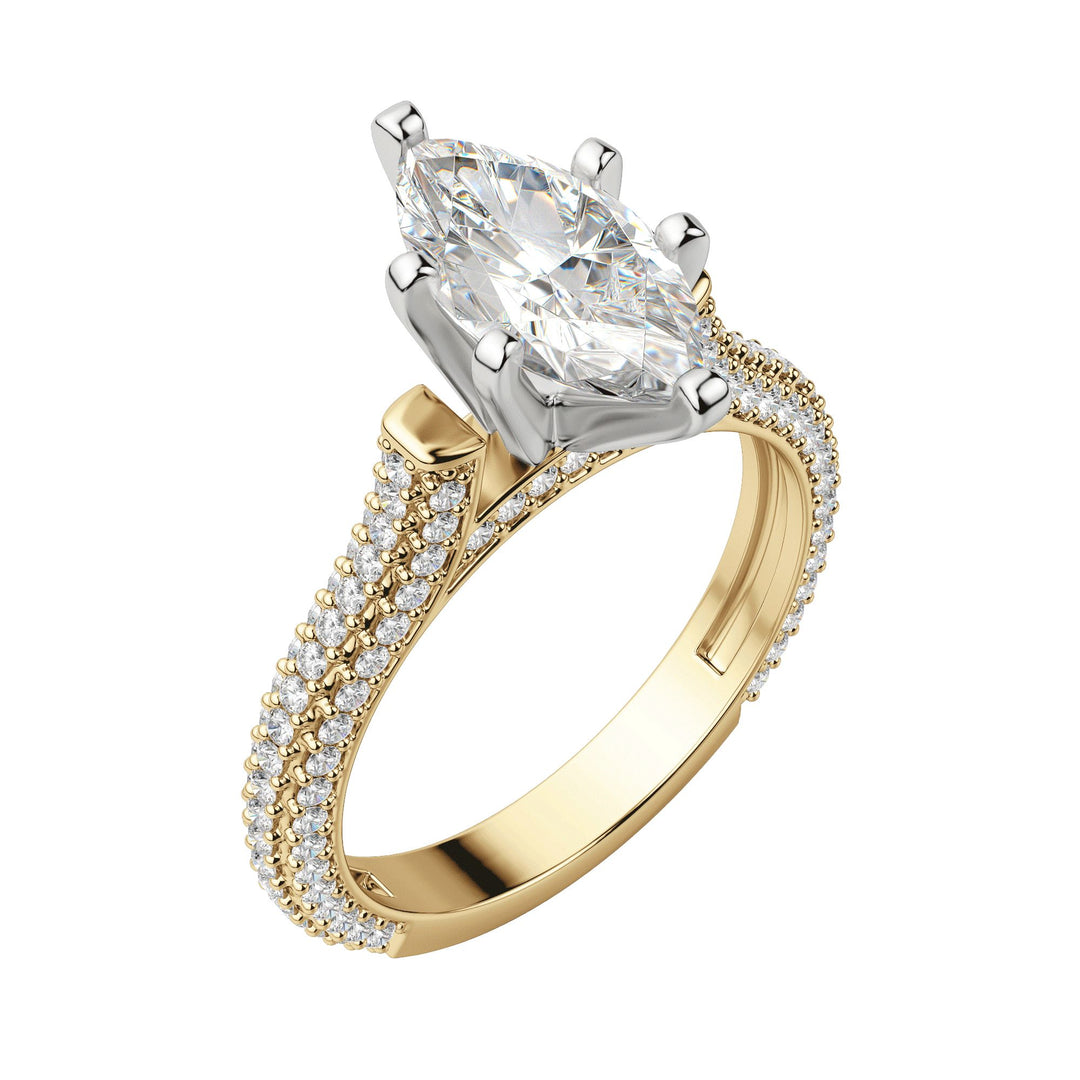 VITA MARQUISE CUT MOISSANITE ENGAGEMENT RING