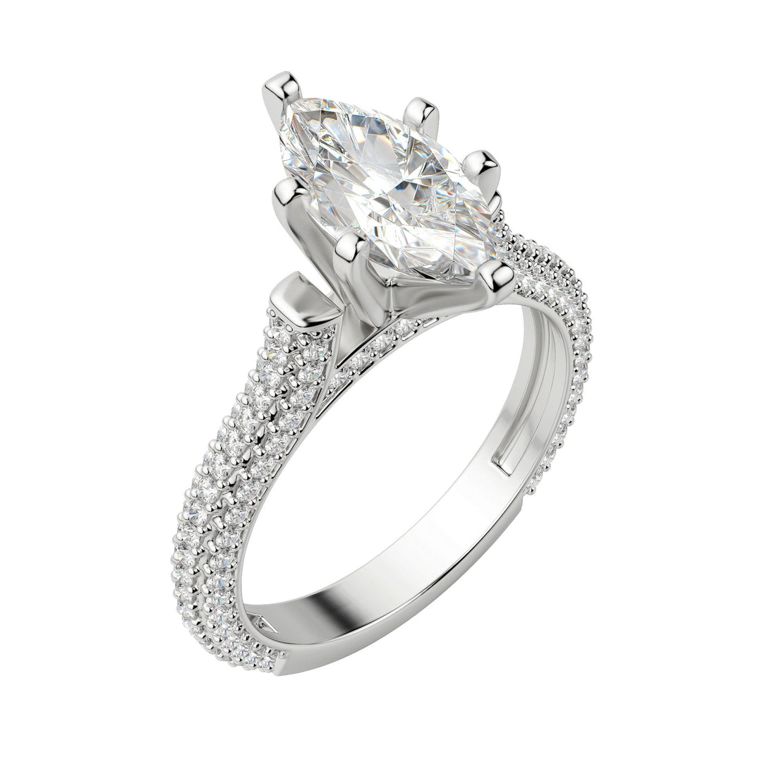 VITA MARQUISE CUT MOISSANITE ENGAGEMENT RING