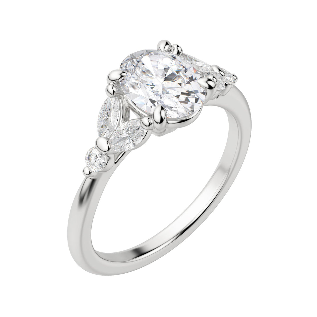 SERA OVAL CUT MOISSANITE ENGAGEMENT RING