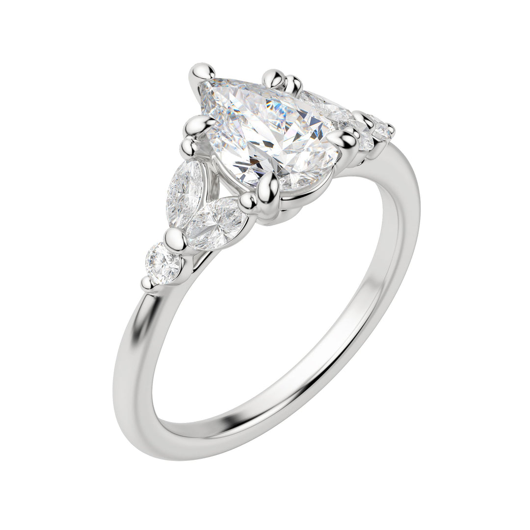 SERA PEAR CUT MOISSANITE ENGAGEMENT RING