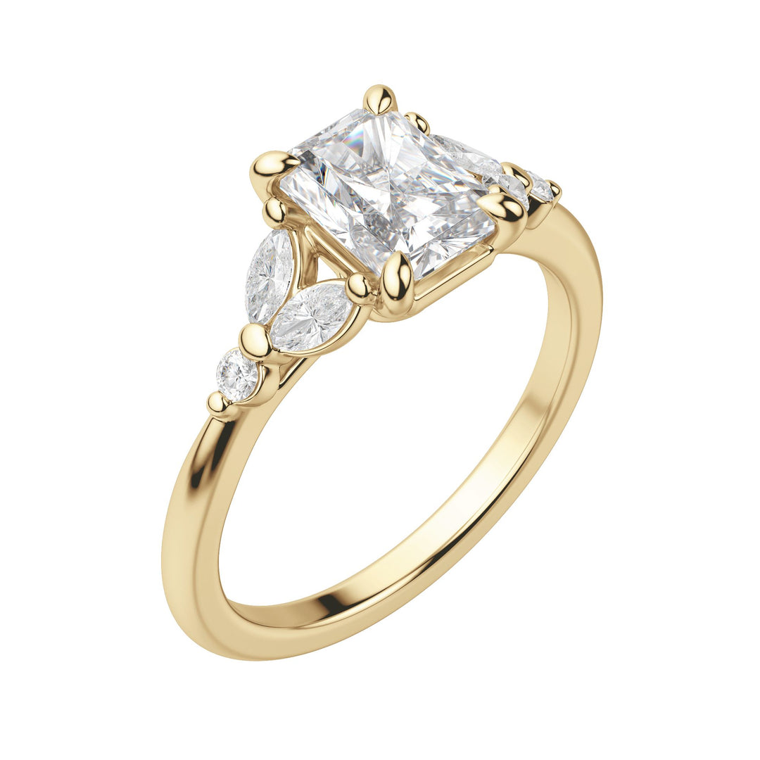 SERA RADIANT CUT MOISSANITE ENGAGEMENT RING