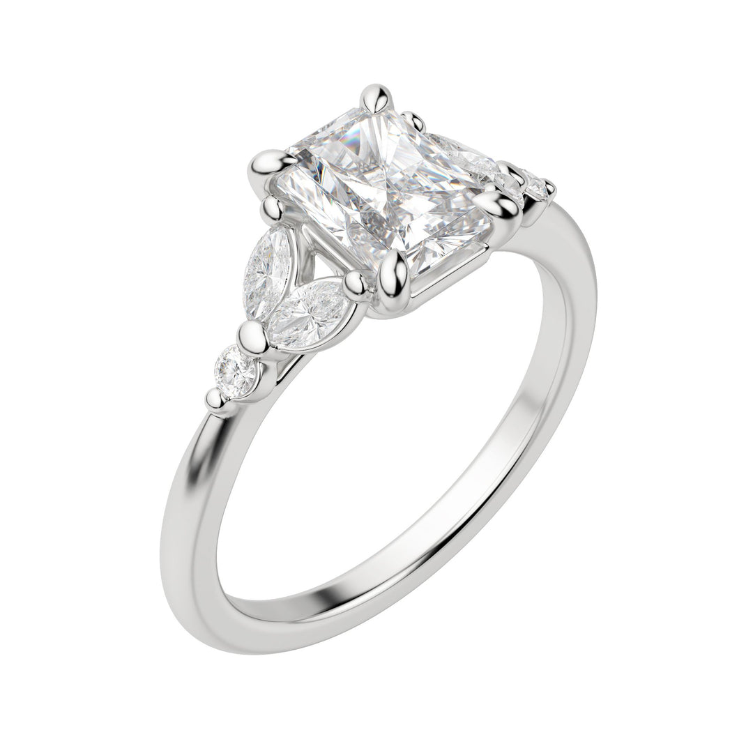 SERA RADIANT CUT MOISSANITE ENGAGEMENT RING