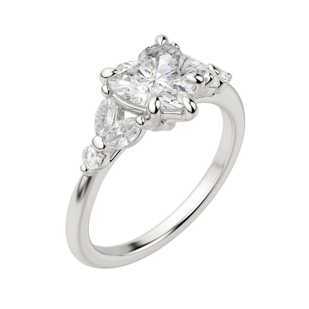 SERA HEART CUT MOISSANITE ENGAGEMENT RING