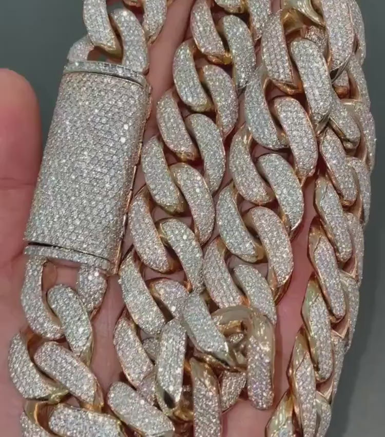 cuban link chain solid gold