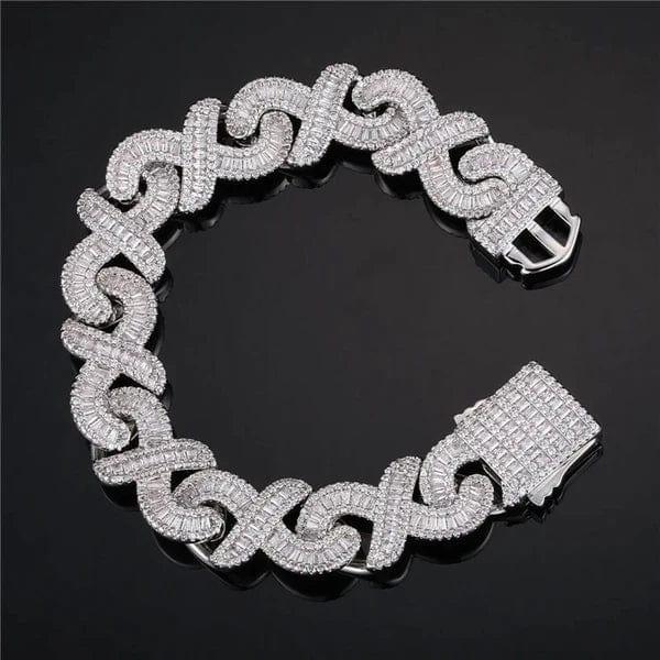 cuban link diamond bracelet