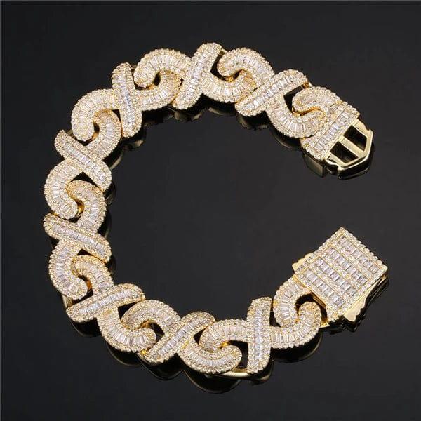 14k gold cuban link bracelet