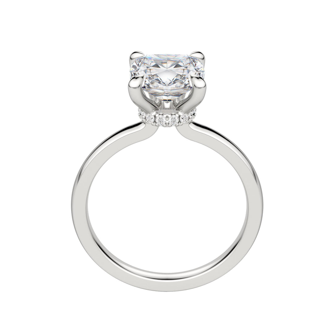 AMLA CLASSIC CUSHION CUT MOISSANITE ENGAGEMENT RING