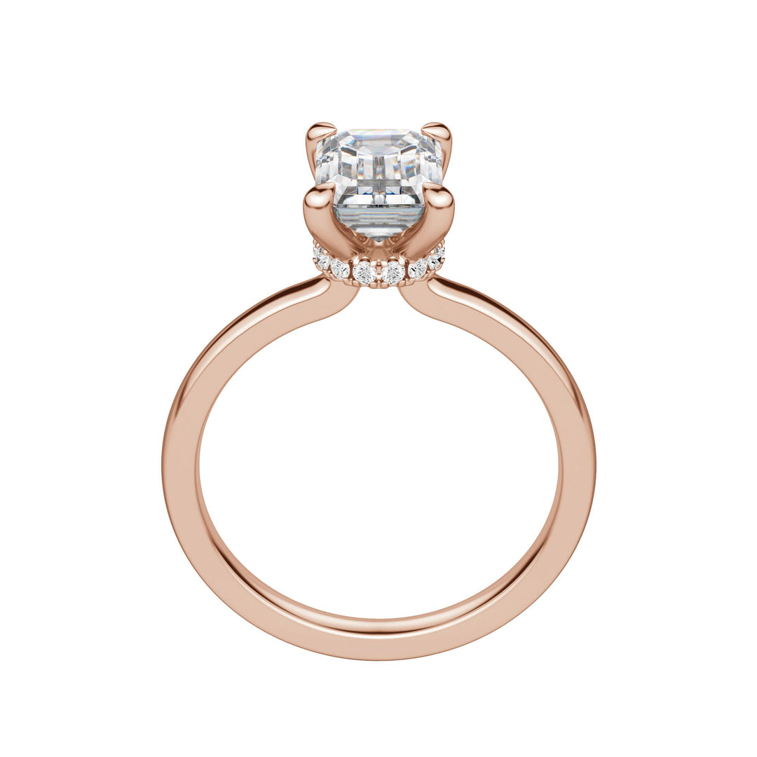 AMLA CLASSIC EMERALD CUT MOISSANITE ENGAGEMENT RING