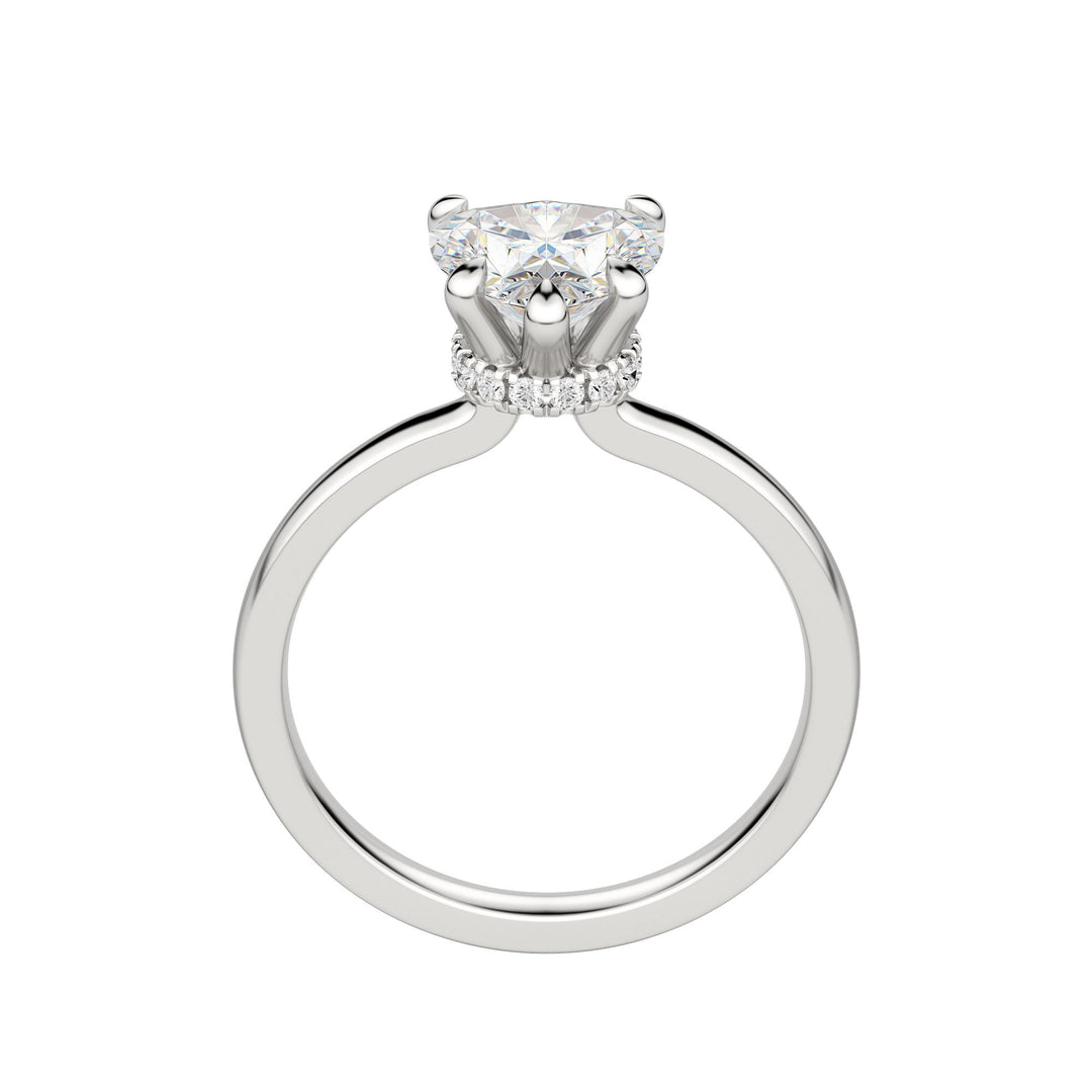 AMLA CLASSIC HEART CUT MOISSANITE ENGAGEMENT RING