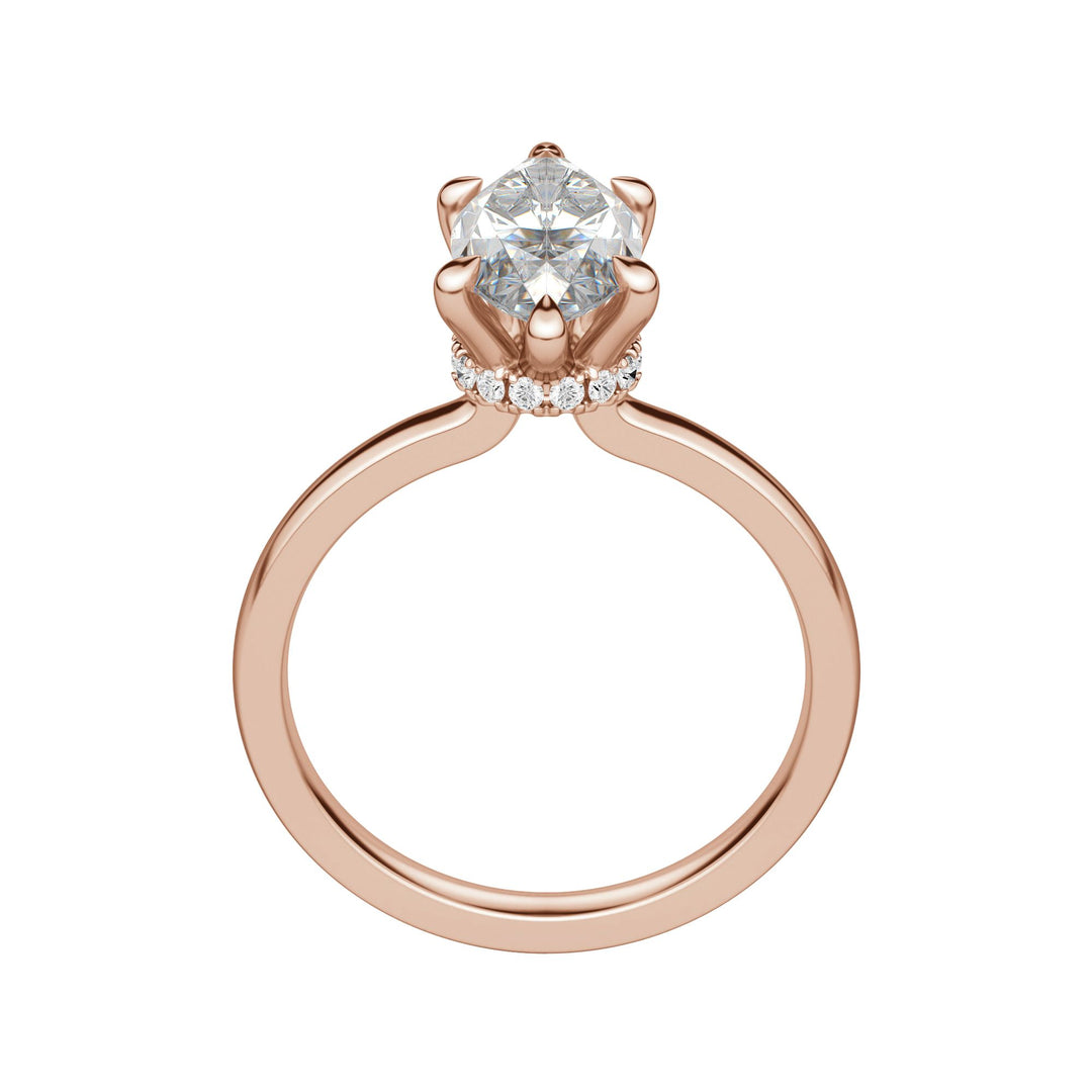 AMLA CLASSIC MARQUISE CUT MOISSANITE ENGAGEMENT RING