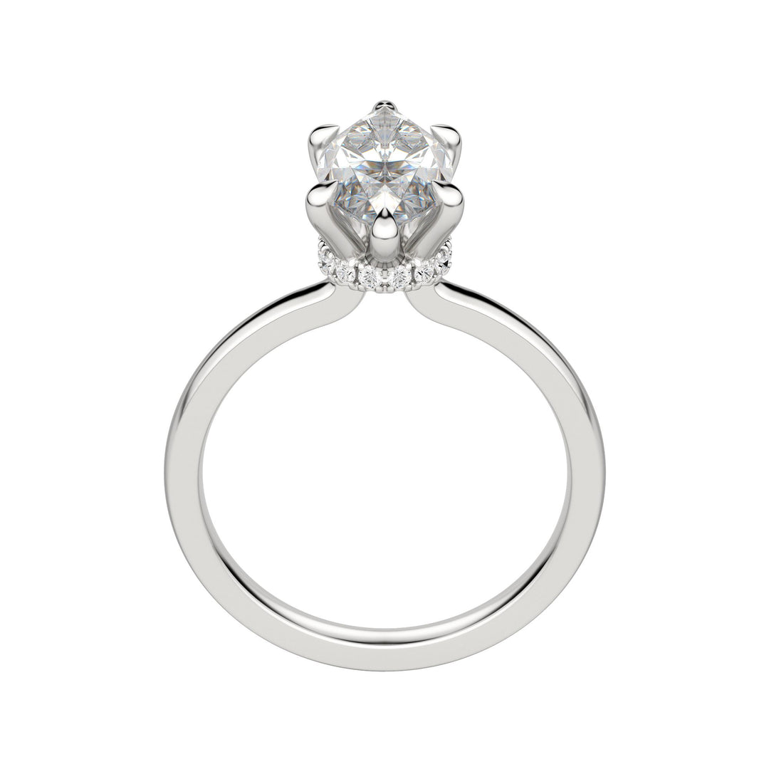 AMLA CLASSIC MARQUISE CUT MOISSANITE ENGAGEMENT RING