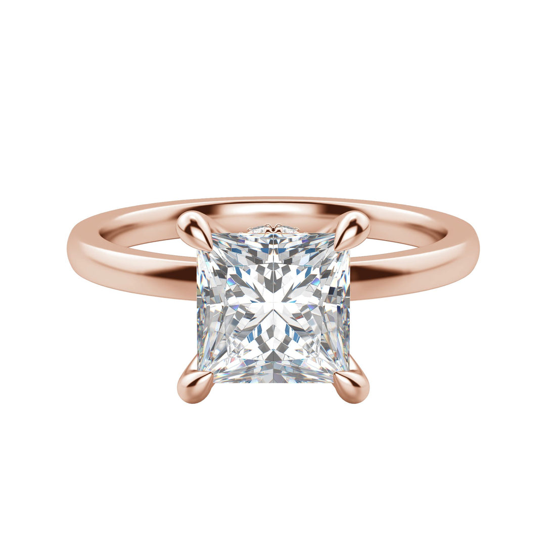 AMLA CLASSIC PRINCESS CUT MOISSANITE ENGAGEMENT RING