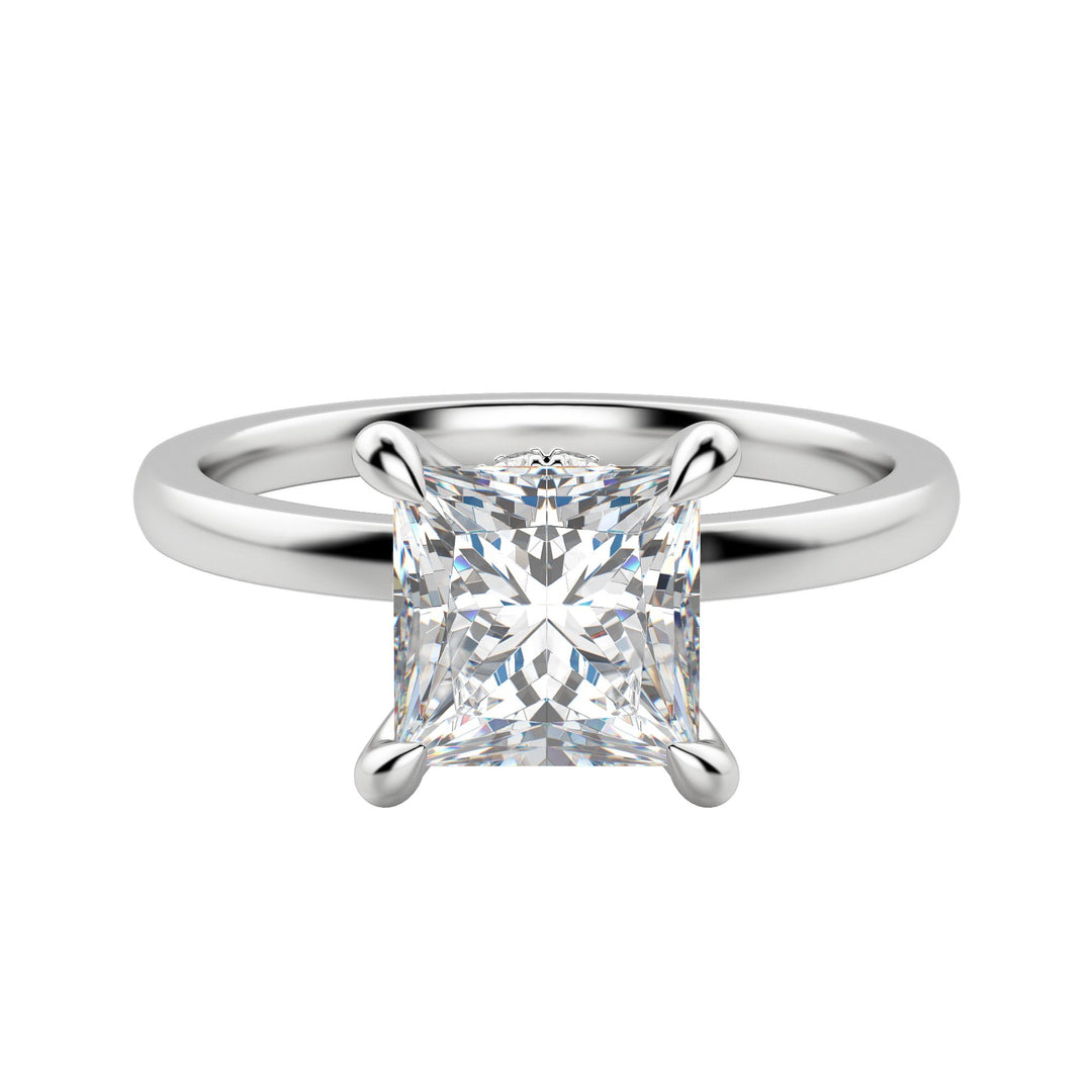 AMLA CLASSIC PRINCESS CUT MOISSANITE ENGAGEMENT RING