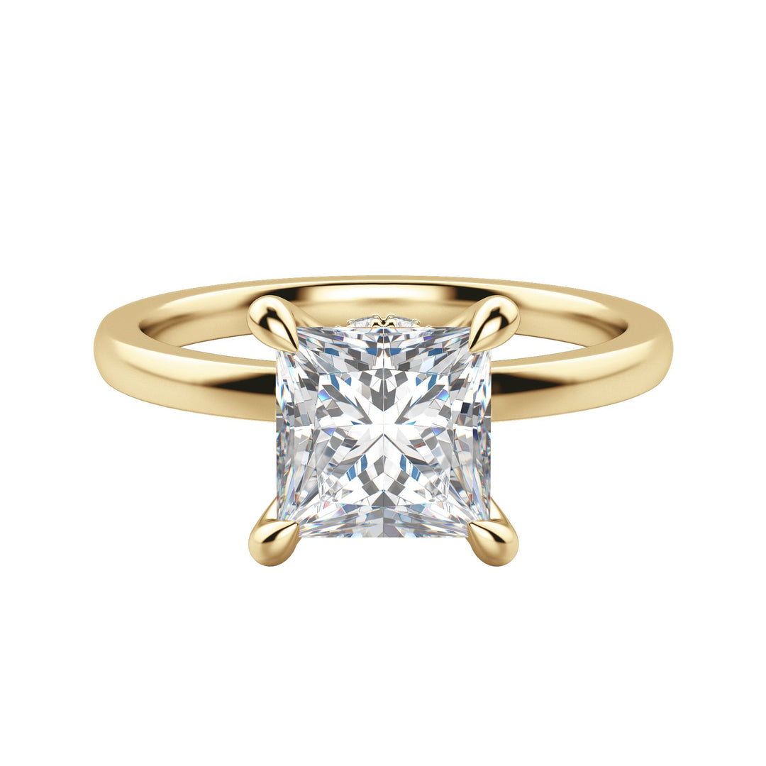 AMLA CLASSIC PRINCESS CUT MOISSANITE ENGAGEMENT RING