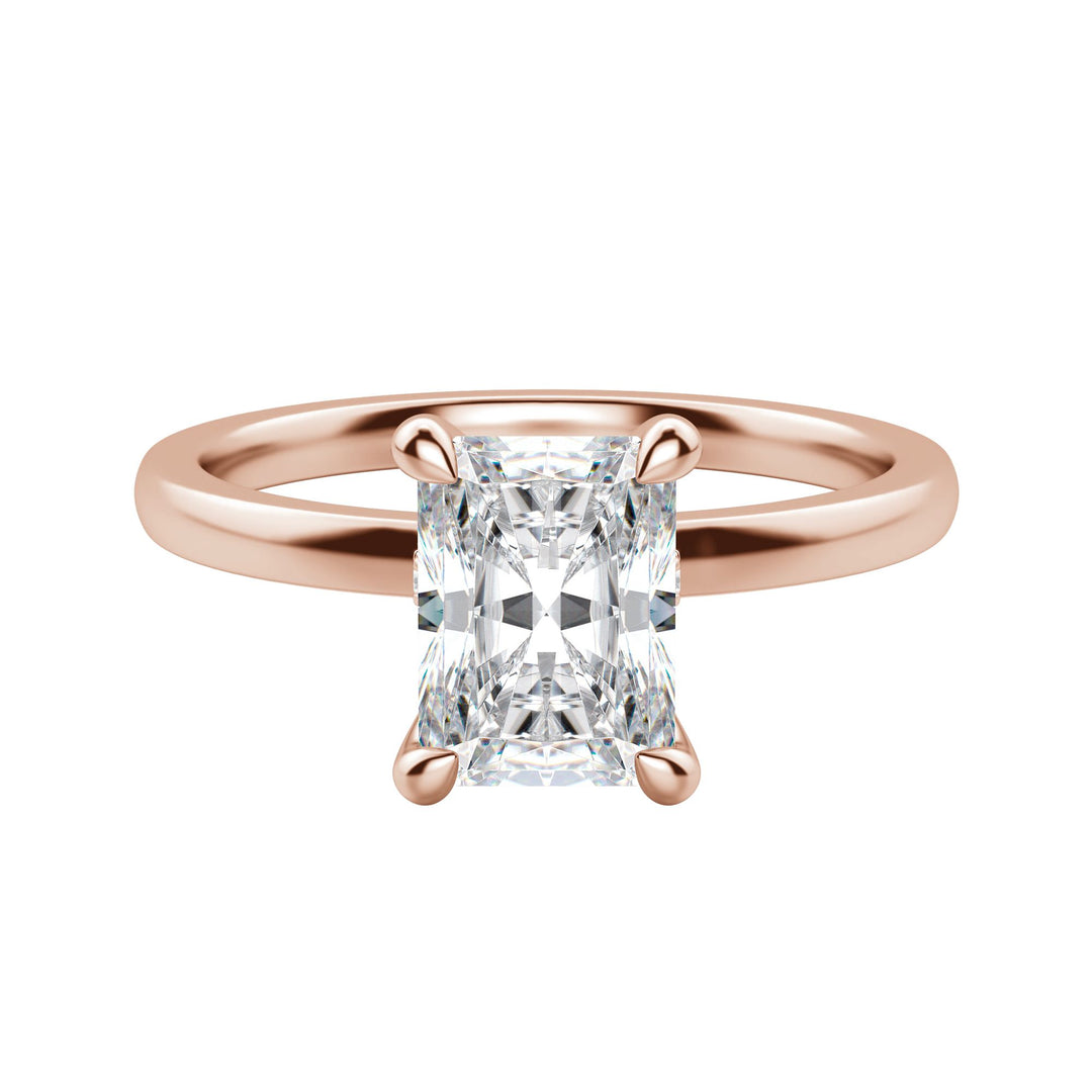 AMLA CLASSIC RADIANT CUT MOISSANITE ENGAGEMENT RING