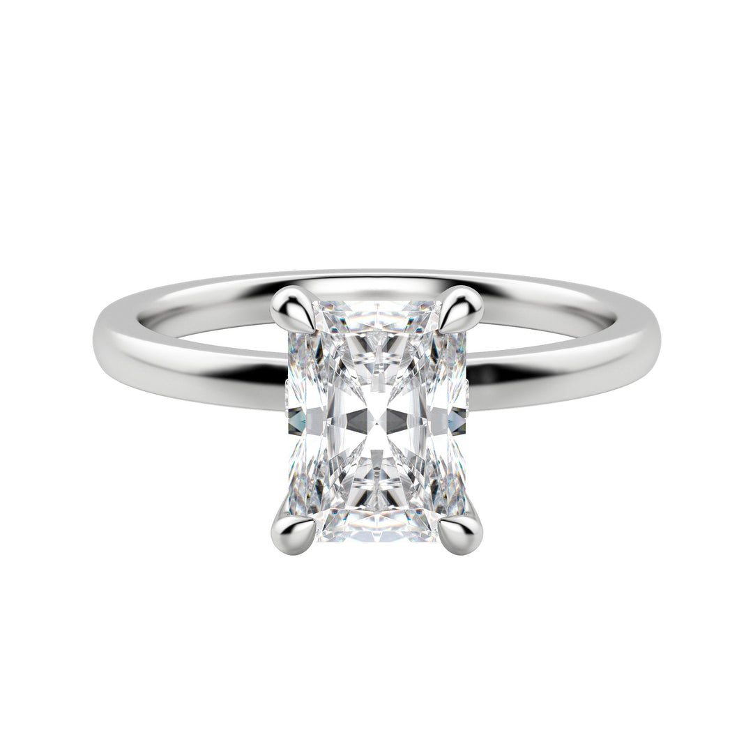 AMLA CLASSIC RADIANT CUT MOISSANITE ENGAGEMENT RING