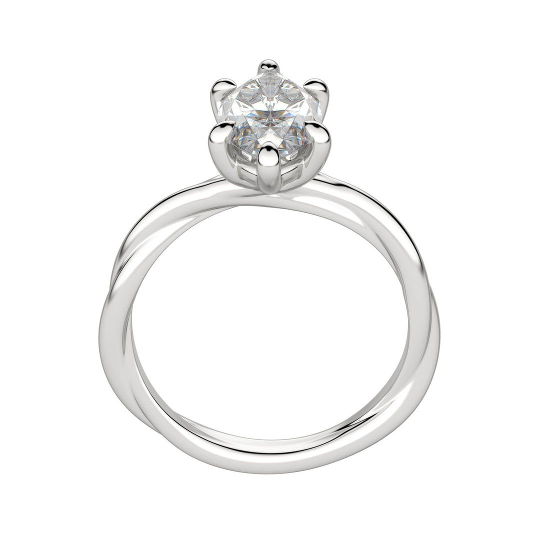 AYLA MARQUISE CUT MOISSANITE ENGAGEMENT RING