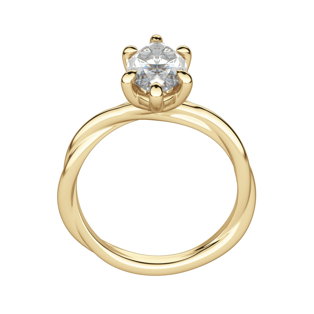 AYLA MARQUISE CUT MOISSANITE ENGAGEMENT RING