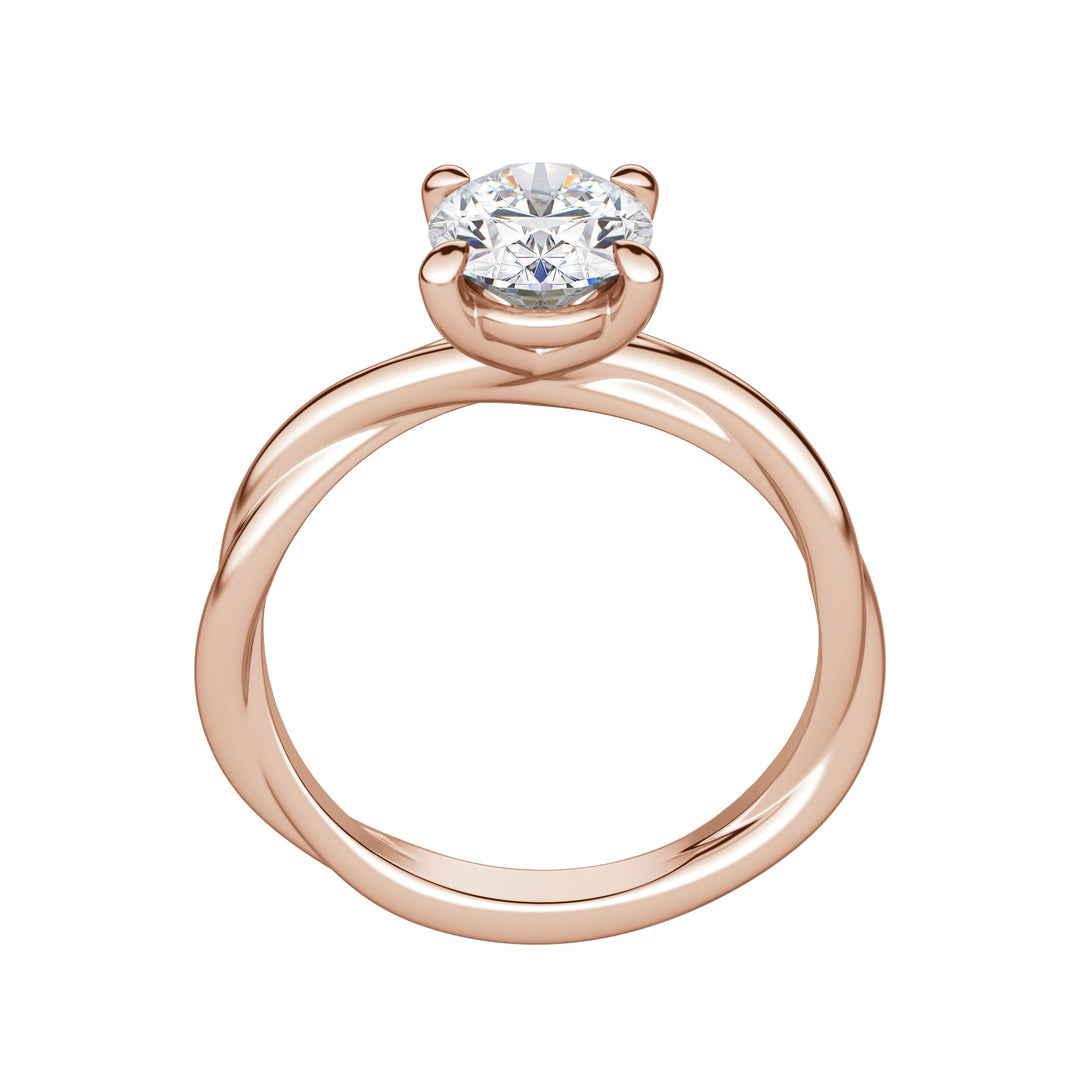 AYLA OVAL CUT MOISSANITE ENGAGEMENT RING