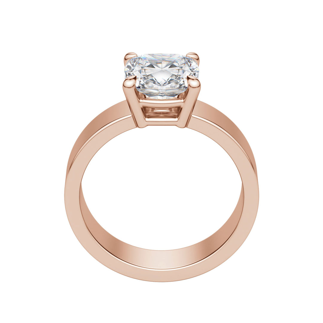 EAVE BOLD CUSHION CUT MOISSANITE ENGAGEMENT RING