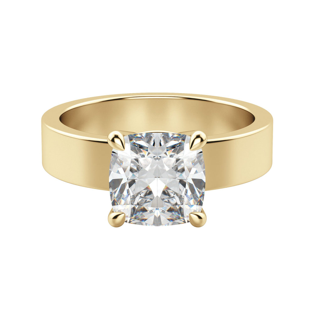 EAVE BOLD CUSHION CUT MOISSANITE ENGAGEMENT RING