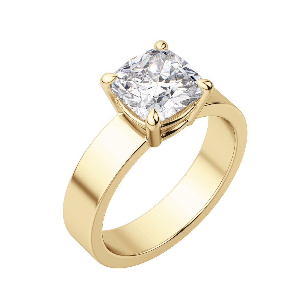 EAVE BOLD CUSHION CUT MOISSANITE ENGAGEMENT RING