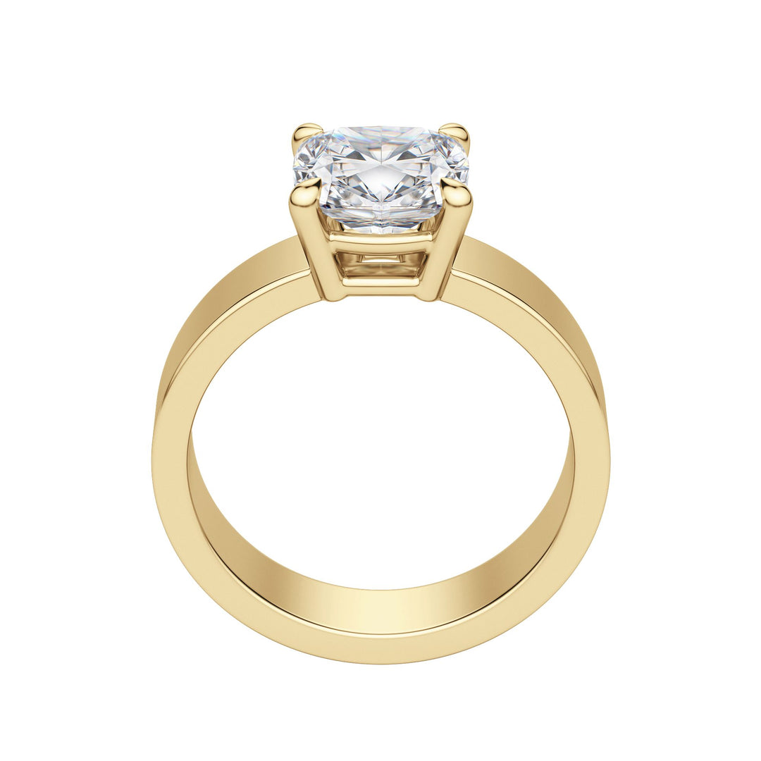 EAVE BOLD CUSHION CUT MOISSANITE ENGAGEMENT RING