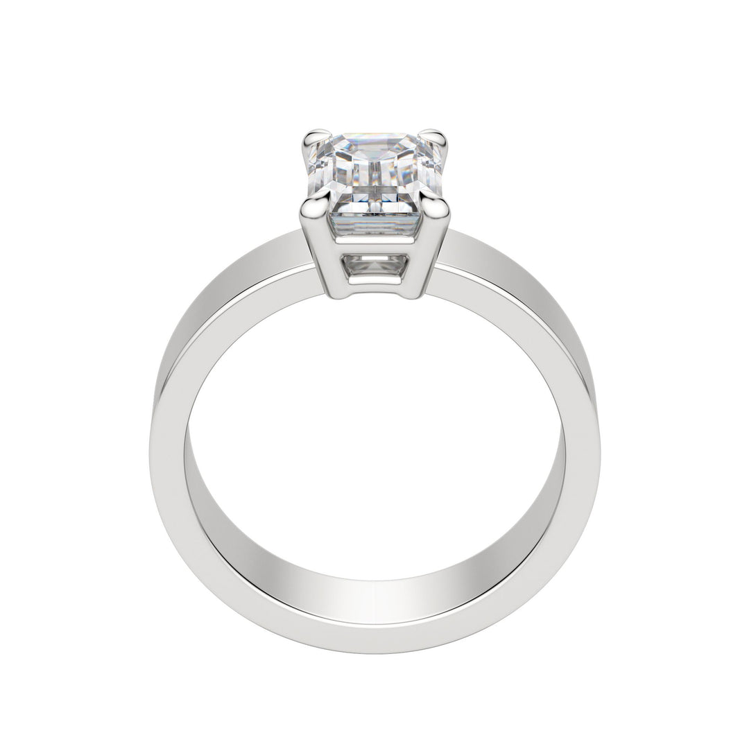 EAVE BOLD EMERALD CUT MOISSANITE ENGAGEMENT RING