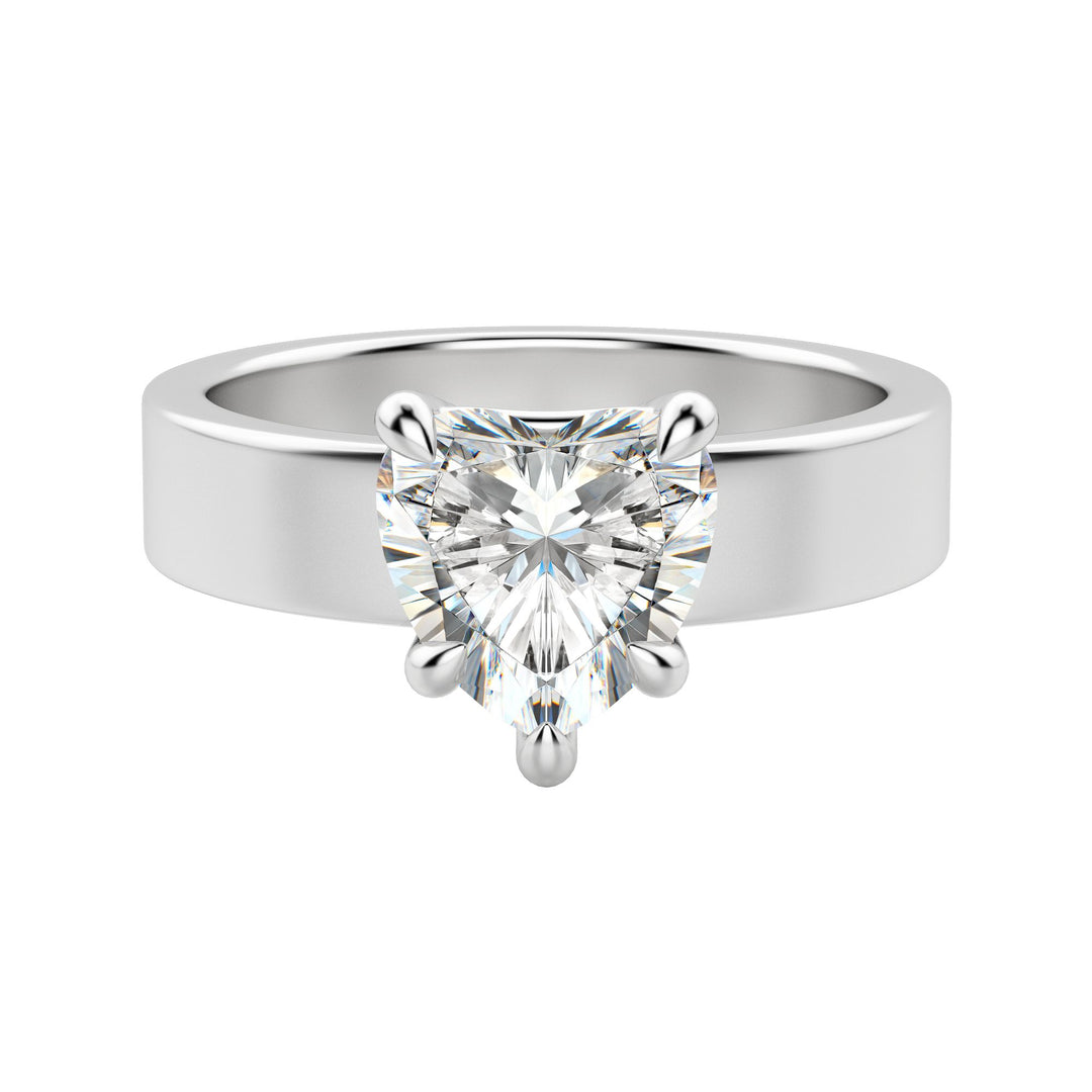 EAVE BOLD HEART CUT MOISSANITE ENGAGEMENT RING