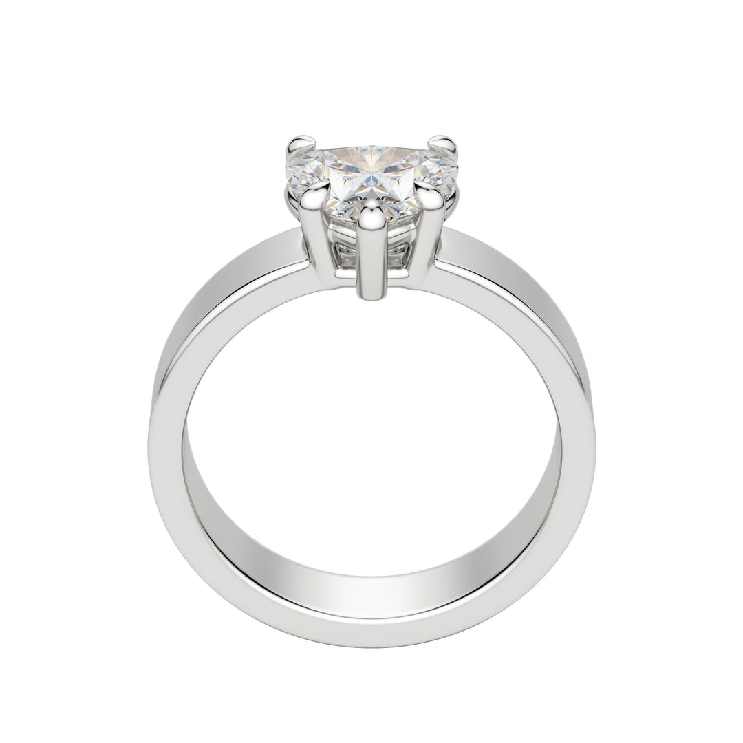 EAVE BOLD HEART CUT MOISSANITE ENGAGEMENT RING