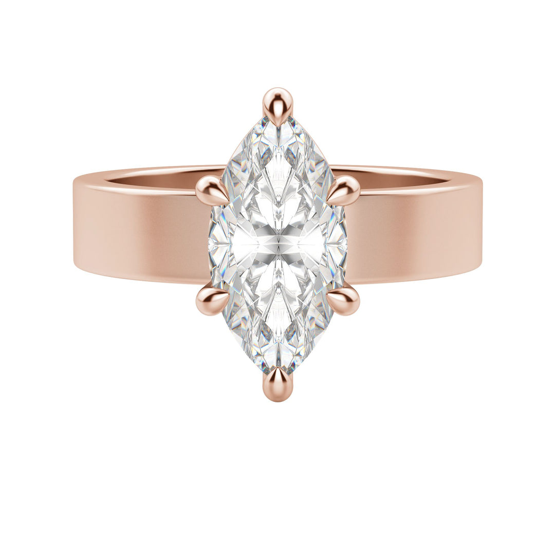 EAVE BOLD MARQUISE CUT MOISSANITE ENGAGEMENT RING