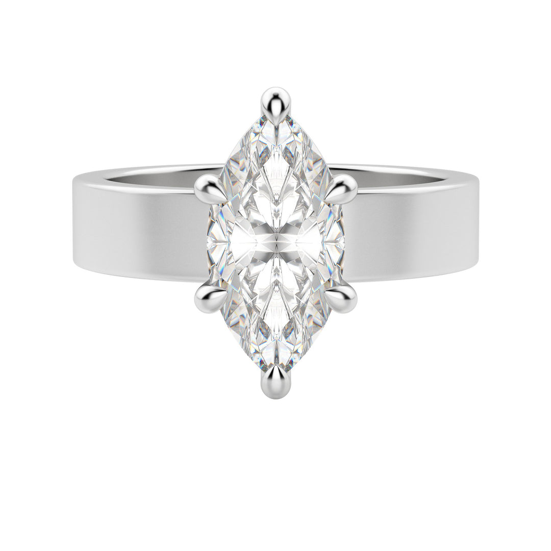 EAVE BOLD MARQUISE CUT MOISSANITE ENGAGEMENT RING