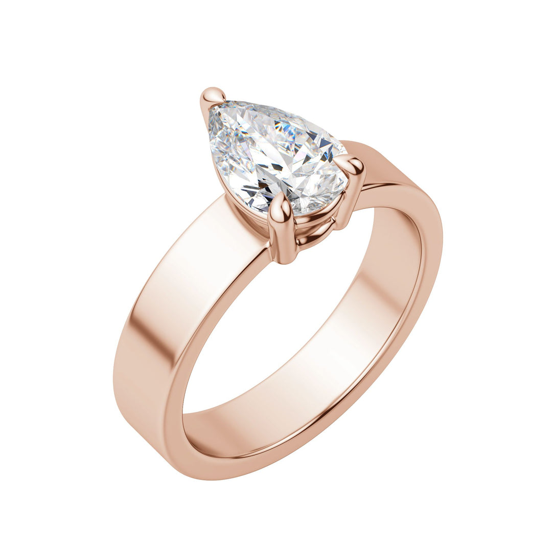 EAVE BOLD PEAR CUT MOISSANITE ENGAGEMENT RING