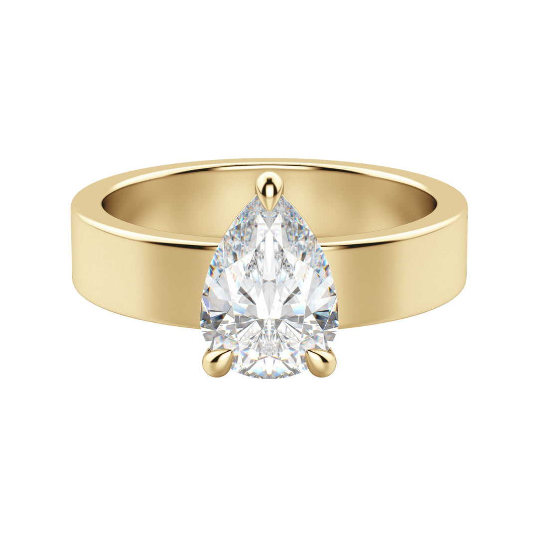 EAVE BOLD PEAR CUT MOISSANITE ENGAGEMENT RING