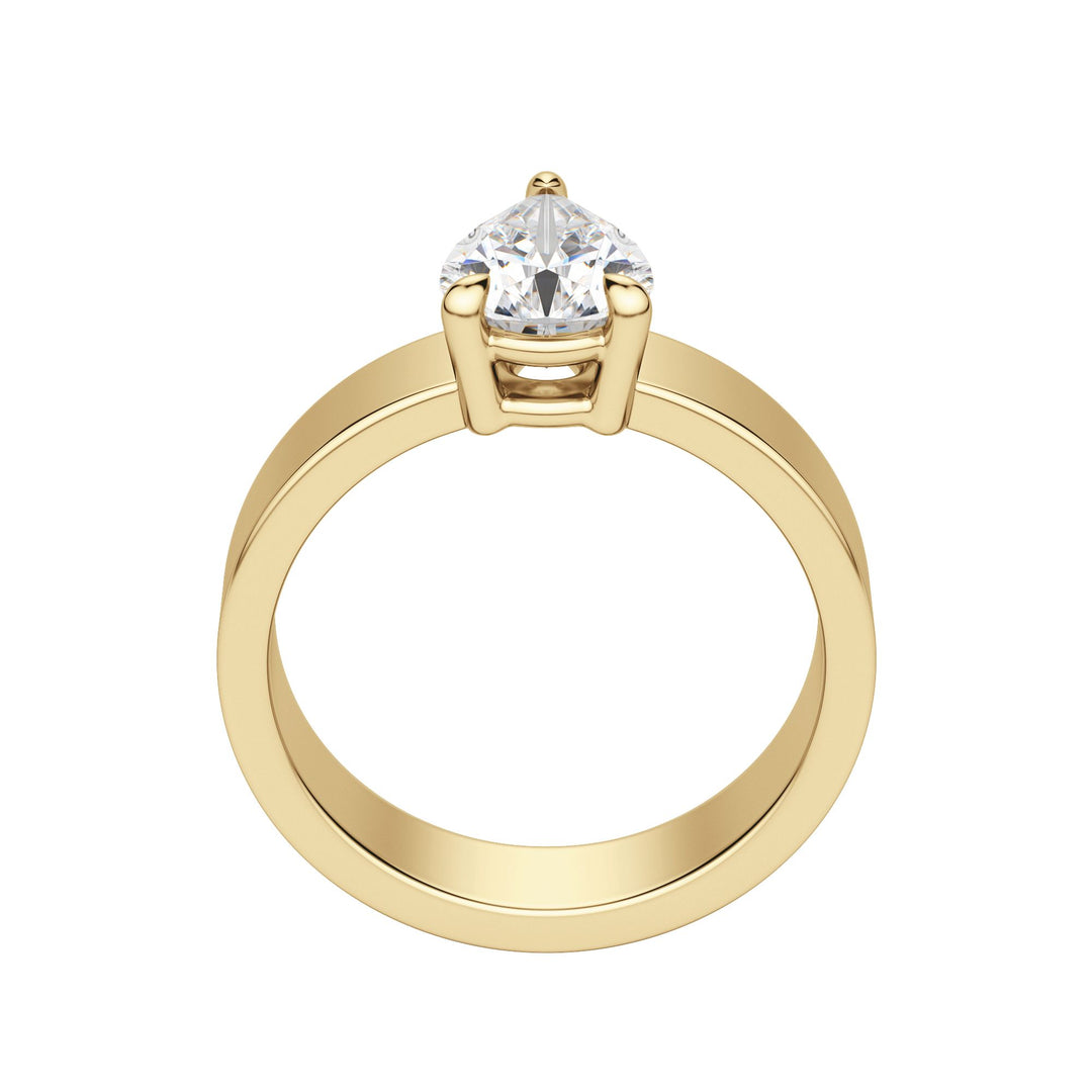 EAVE BOLD PEAR CUT MOISSANITE ENGAGEMENT RING