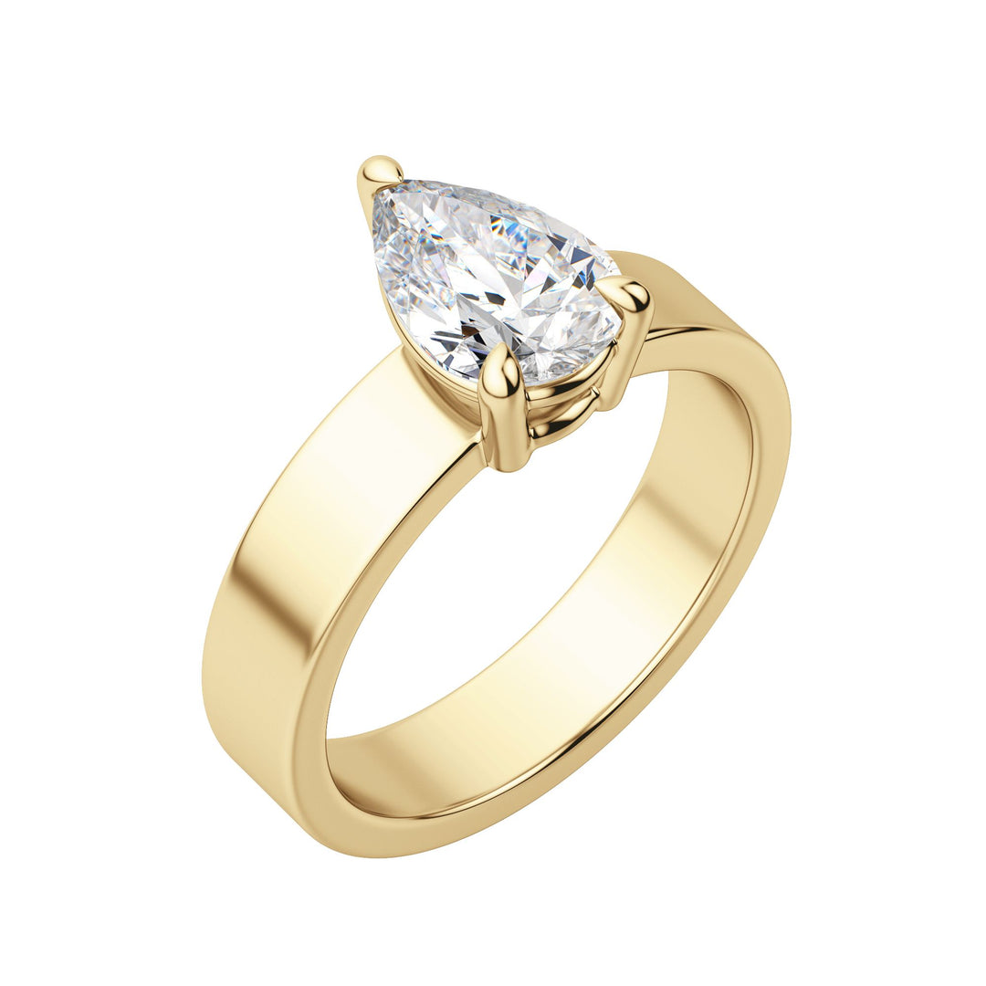 EAVE BOLD PEAR CUT MOISSANITE ENGAGEMENT RING