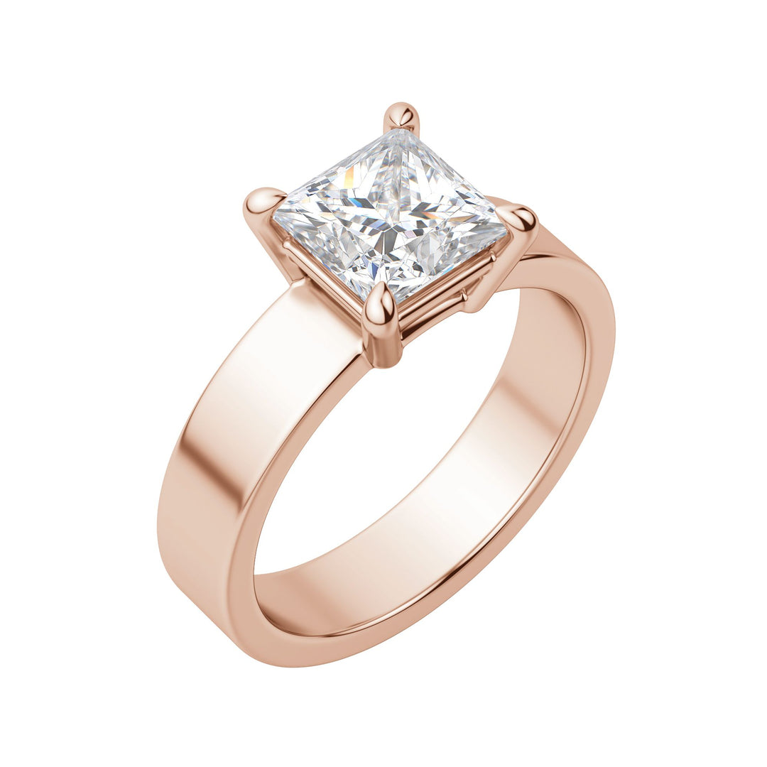 EAVE BOLD PRINCESS CUT MOISSANITE ENGAGEMENT RING