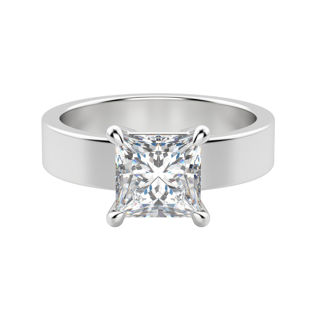 EAVE BOLD PRINCESS CUT MOISSANITE ENGAGEMENT RING