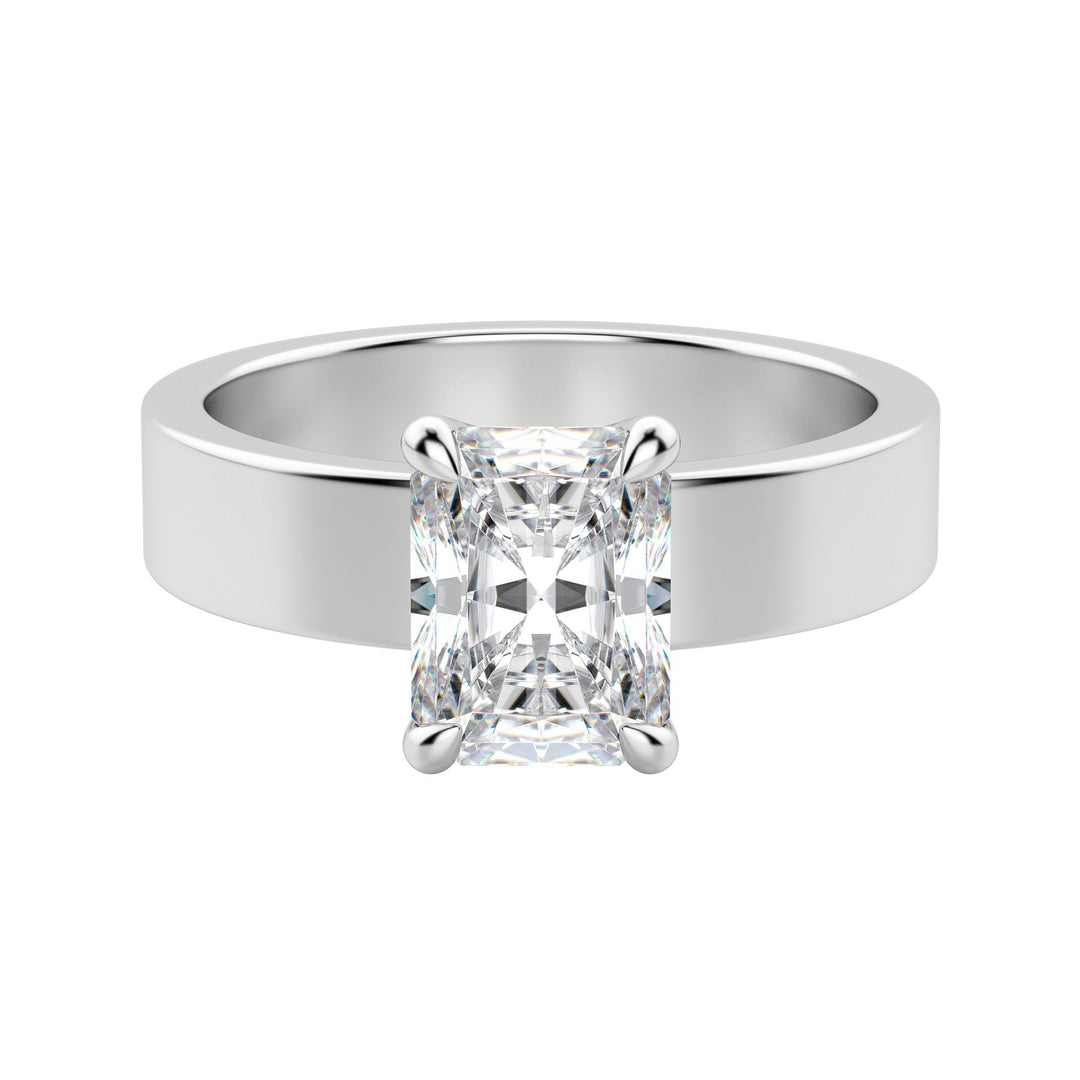 EAVE BOLD RADIANT CUT MOISSANITE ENGAGEMENT RING