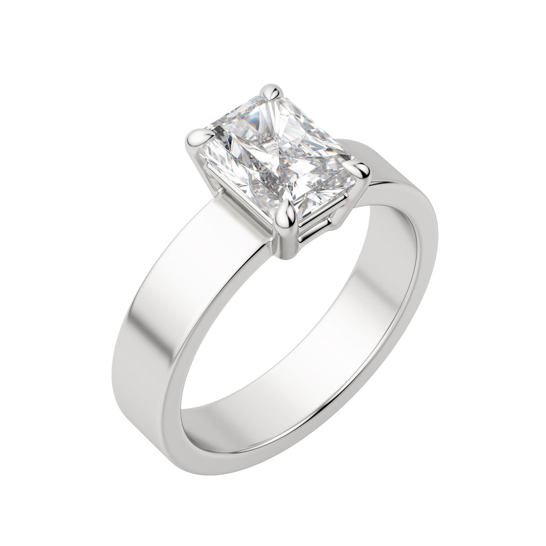 EAVE BOLD RADIANT CUT MOISSANITE ENGAGEMENT RING