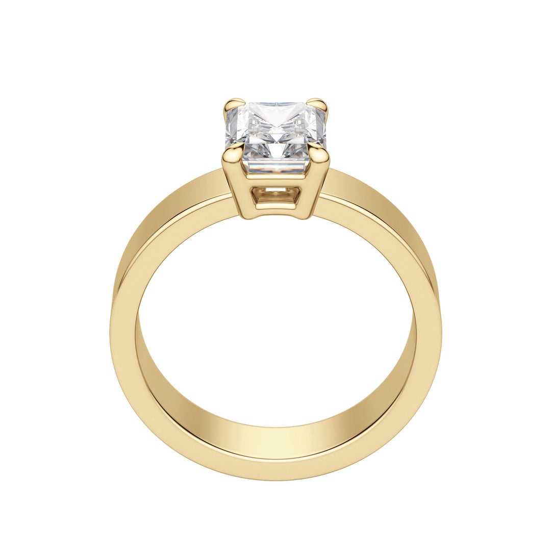 EAVE BOLD RADIANT CUT MOISSANITE ENGAGEMENT RING