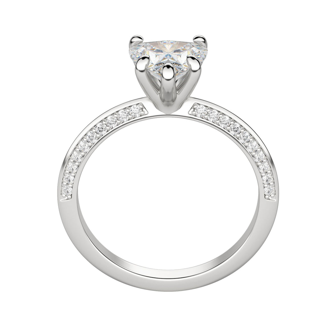 EVIA HEART CUT MOISSANITE ENGAGEMENT RING