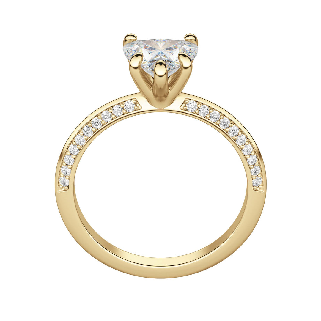 EVIA HEART CUT MOISSANITE ENGAGEMENT RING