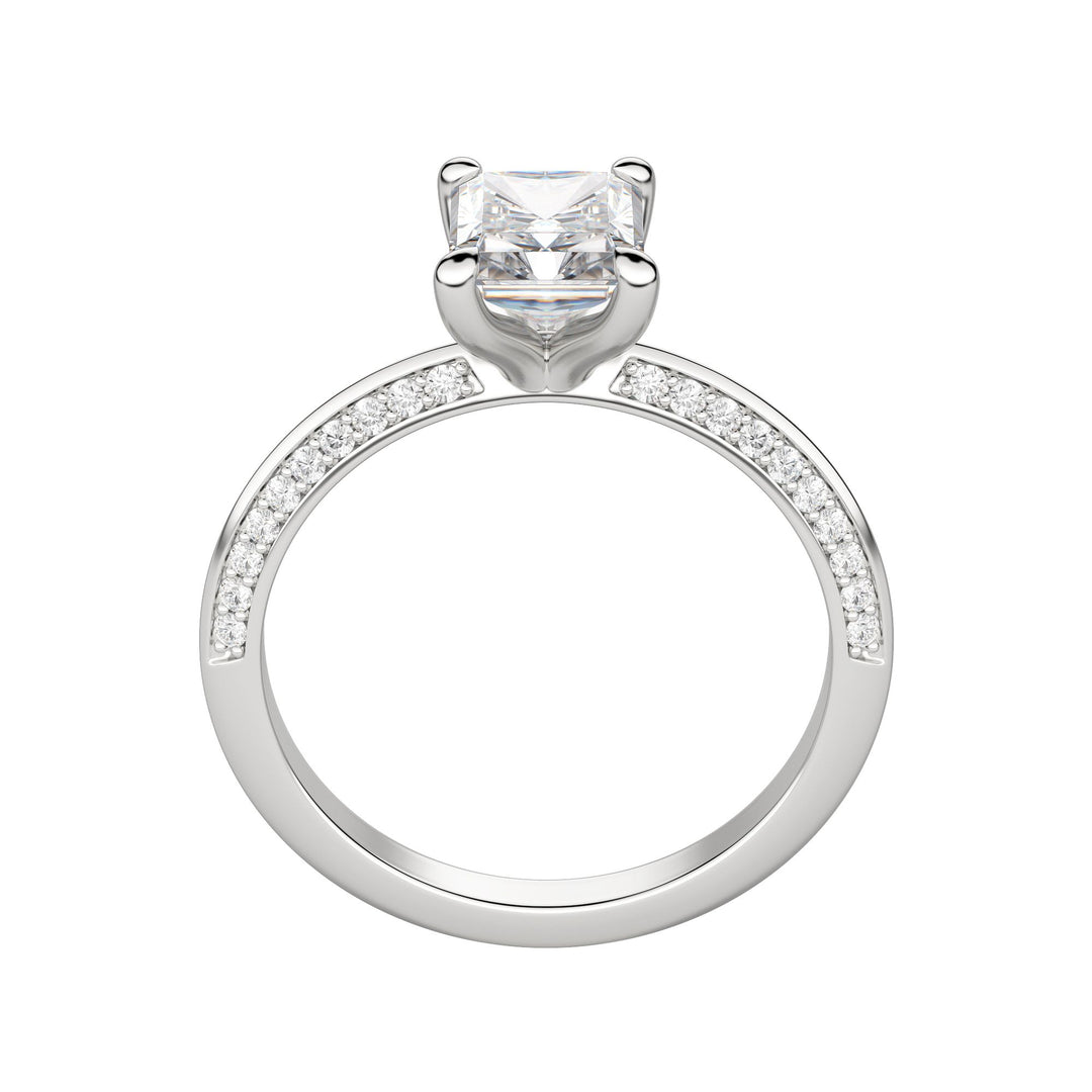 EVIA RADIANT CUT MOISSANITE ENGAGEMENT RING