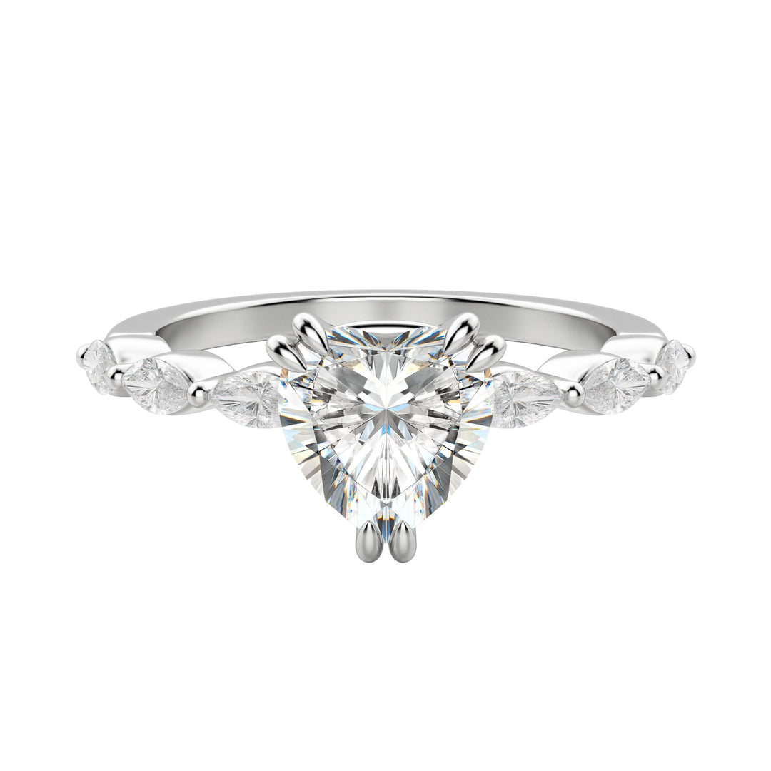 FREY HEART CUT MOISSANITE ENGAGEMENT RING