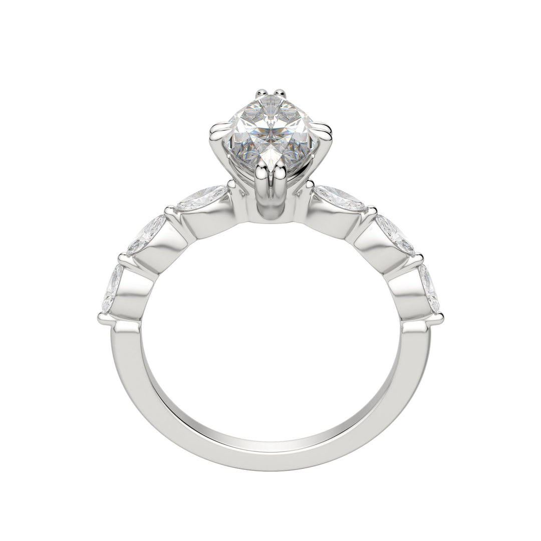 FREY MARQUISE CUT MOISSANITE ENGAGEMENT RING